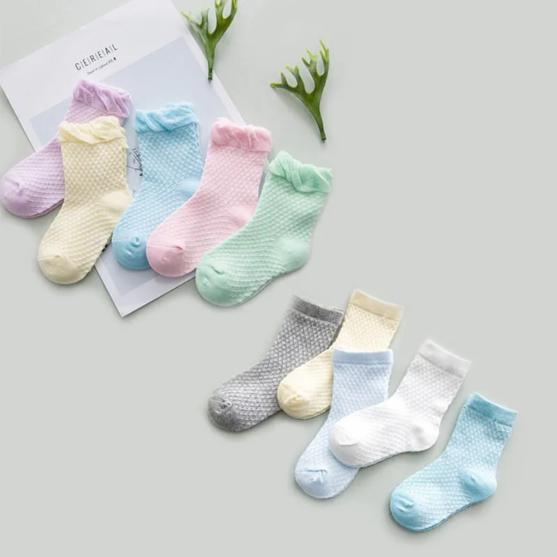 5 Pairs/Lot Soft Baby Socks Toddler Candy Color Spring Summer Breathable Cotton Baby Socks Anti-slip Newborn Baby Socks
5 Pairs/Lot Soft Baby Socks Toddler Candy Color Spring Summer Breathable Cotton Baby Socks Anti-slip Newborn Baby Socks