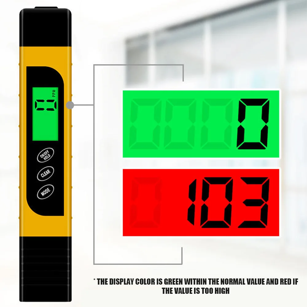 High Precision TDS Meter Water Quality Tester Filter Pen, Accuracy Testing Water Quality For Swimming Pools, Aquariums, Etc.
High Precision TDS Meter Water Quality Tester Filter Pen, Accuracy Testing Water Quality For Swimming Pools, Aquariums, Etc.