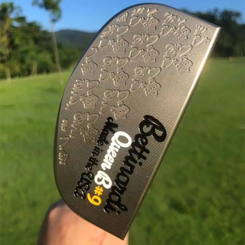 BETTINARDI GOLF PUTTER Queen B #9 forged carbon steel with full cnc milled golf putter club Champagne color 
BETTINARDI GOLF PUTTER Queen B #9 forged carbon steel with full cnc milled golf putter club Champagne color