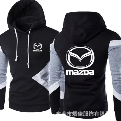 New Spring Autumn Mazda Logo Fashion Hoodies Patchwork Men Pullover Sweatshirts Casual Cotton Hoody 5 Colors
New Spring Autumn Mazda Logo Fashion Hoodies Patchwork Men Pullover Sweatshirts Casual Cotton Hoody 5 Colors