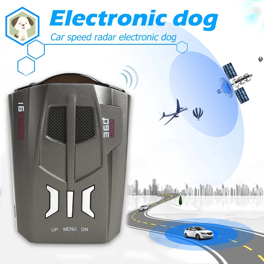 

English Russian Human Voice Auto Speed Warning V9 2020 GPS Car Anti Radars Police Speed Car Anti Radar Detector