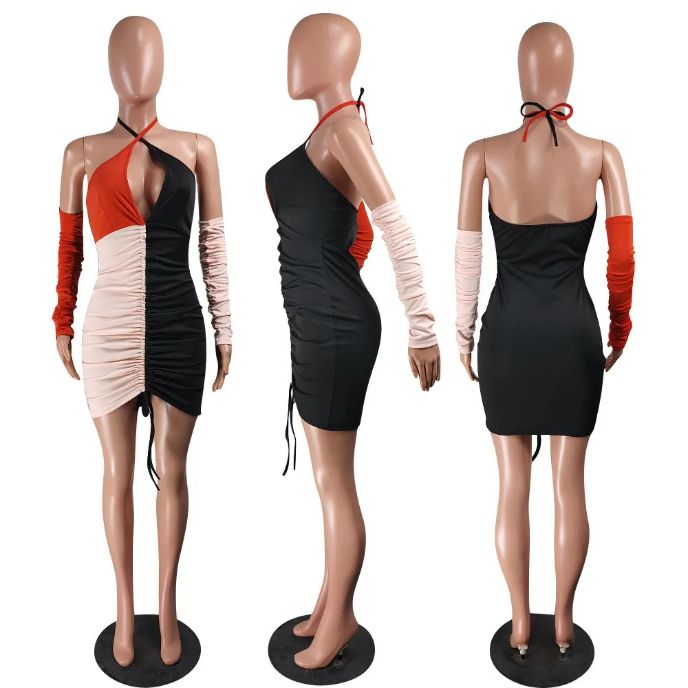 Off The Shoulder Elegant Ruched Drawstring Dress Women Halter Neck Backless Bandage Dresses Elegant Long Sleeve Bandage Dress
Off The Shoulder Elegant Ruched Drawstring Dress Women Halter Neck Backless Bandage Dresses Elegant Long Sleeve Bandage Dress