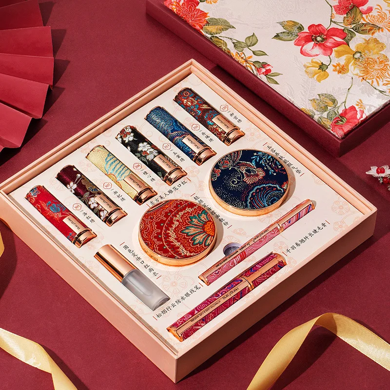 11Pcs Makeup Cosmetics Set Retro Chinese Style Lipstick Set Gift Box Powder Eyeliner Mascara Beauty Make Up Tool Girls Best Gift
11Pcs Makeup Cosmetics Set Retro Chinese Style Lipstick Set Gift Box Powder Eyeliner Mascara Beauty Make Up Tool Girls Best Gift