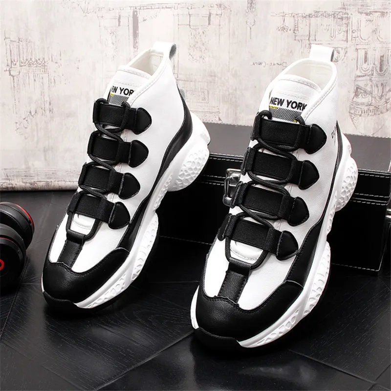 Fashion Hip Hop Punk Sneakers High Tops Men Web Celebrity Platform Shoes Male Ankle Boots Zapatillas Hombre
Fashion Hip Hop Punk Sneakers High Tops Men Web Celebrity Platform Shoes Male Ankle Boots Zapatillas Hombre