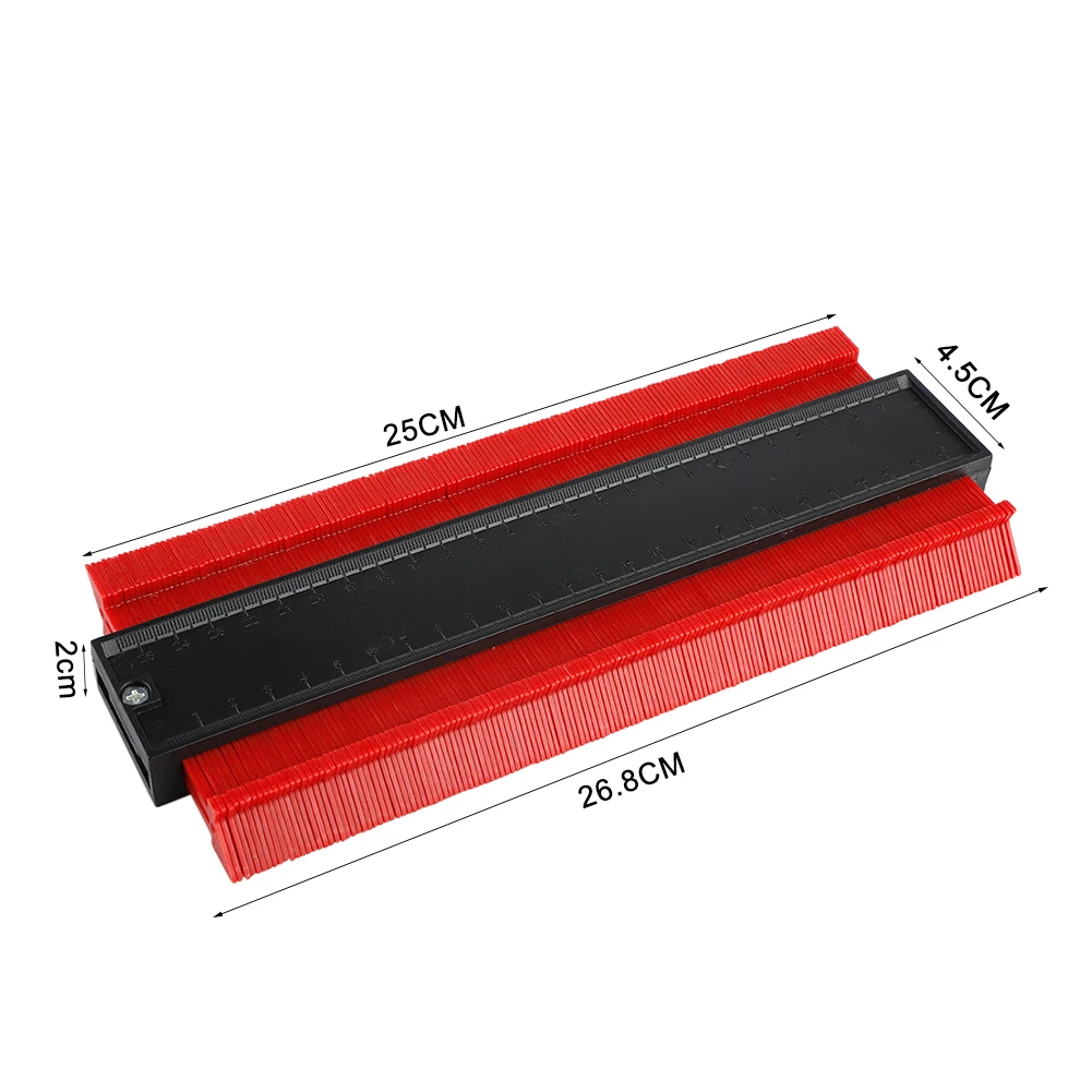 10-Inch Irregular Contour Gauges Arc-Scale Contour Gauge ABS Materials Multi-Purpose Woodworking Tools For Woodworking Measuring
10-Inch Irregular Contour Gauges Arc-Scale Contour Gauge ABS Materials Multi-Purpose Woodworking Tools For Woodworking Measuring