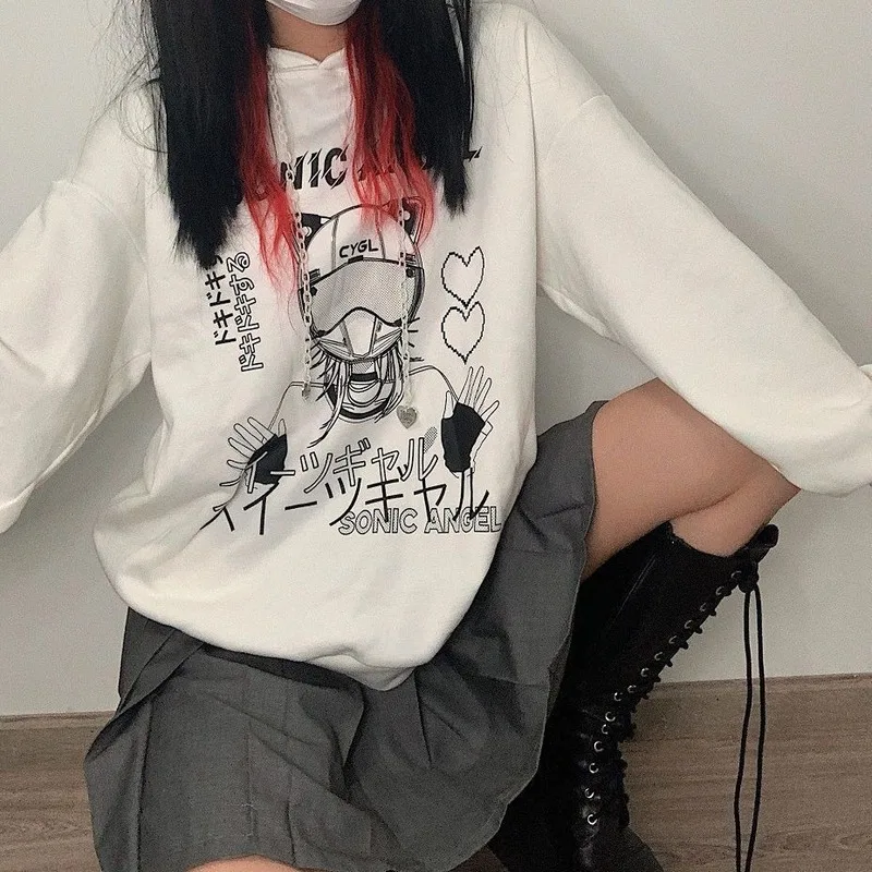 KOSAHIKI 2021 Fleece Harajuku Hoodies Japanese Streetwear Hooded Ropa Mujer Casual Loose Oversized Women Sweatshirts 11a046
KOSAHIKI 2021 Fleece Harajuku Hoodies Japanese Streetwear Hooded Ropa Mujer Casual Loose Oversized Women Sweatshirts 11a046