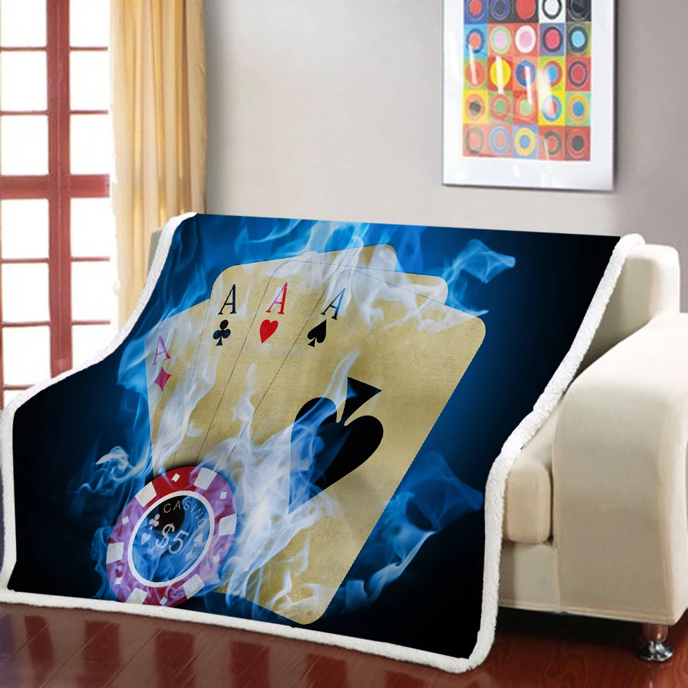 Poker/Chips/Chess/Skull Sherpa Blanket Fashion Weighted Blanket Black Background Blanket For Kids Blanket Picnic Throw Blanket
Poker/Chips/Chess/Skull Sherpa Blanket Fashion Weighted Blanket Black Background Blanket For Kids Blanket Picnic Throw Blanket