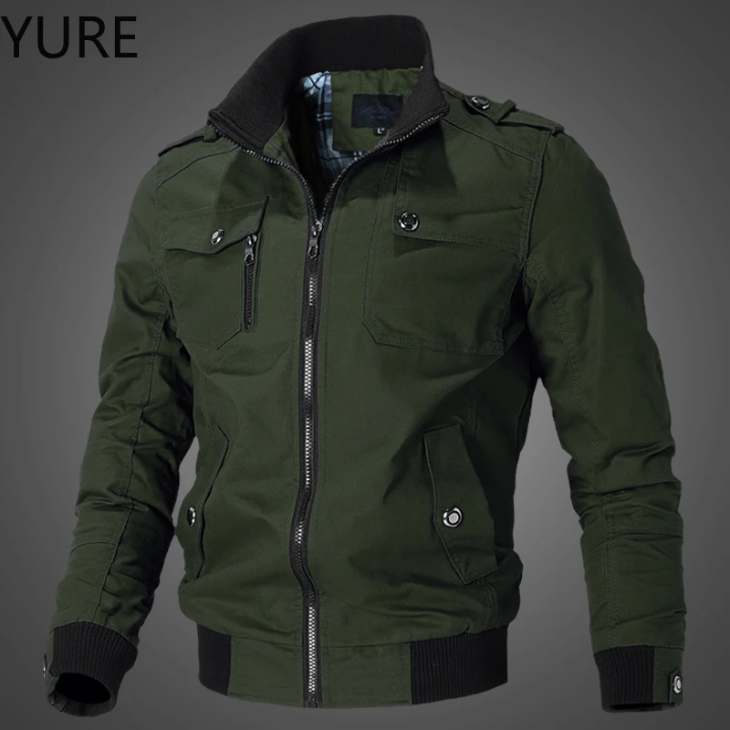 Yure Style Military men's jacket Air Force Pilot Tactical fighter Bomber Flight jacket Spring casual plain cotton men's jacket
Yure Style Military men's jacket Air Force Pilot Tactical fighter Bomber Flight jacket Spring casual plain cotton men's jacket