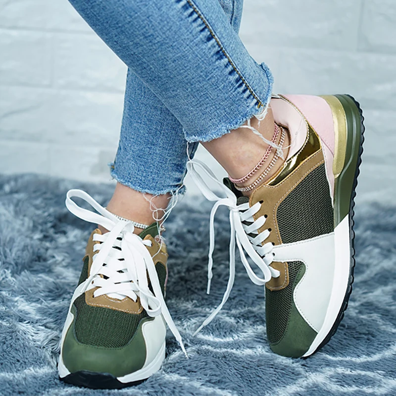 Женские кроссовки 2021, осенняя женская обувь, повседневная спортивная обувь на платформе, дышащие кроссовки для бега и ходьбы, женские масси... 
Женские кроссовки 2021, осенняя женская обувь, повседневная спортивная обувь на платформе, дышащие кроссовки для бега и ходьбы, женские масси...