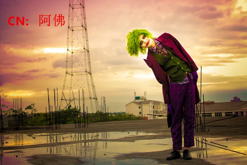 Movie The Dark Knight Joker Cosplay Costumes Halloween Costumes for Men Women Adult Full Set
Movie The Dark Knight Joker Cosplay Costumes Halloween Costumes for Men Women Adult Full Set