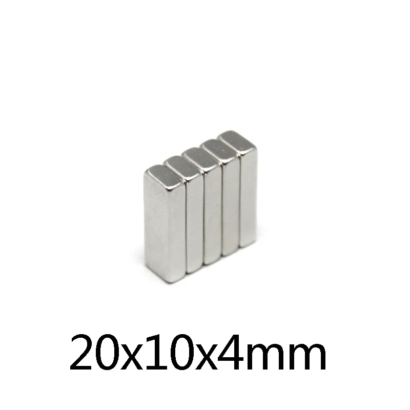 20/50/100pcs 20x10x4mm N35 Strong Quadrate Neodymium Magnet 20mm*10mm NdFeB Magnetic 20x10x4mm Rare Earth Magnets 20*10*4 mm N35
20/50/100pcs 20x10x4mm N35 Strong Quadrate Neodymium Magnet 20mm*10mm NdFeB Magnetic 20x10x4mm Rare Earth Magnets 20*10*4 mm N35