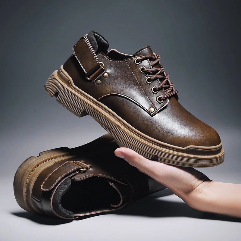 2020 Men Shoes Black Leather Work Shoes Mens Casual Oxfords Casual Mens Sneakers Casual Shoes New Mens Casual Sneakers %
2020 Men Shoes Black Leather Work Shoes Mens Casual Oxfords Casual Mens Sneakers Casual Shoes New Mens Casual Sneakers %