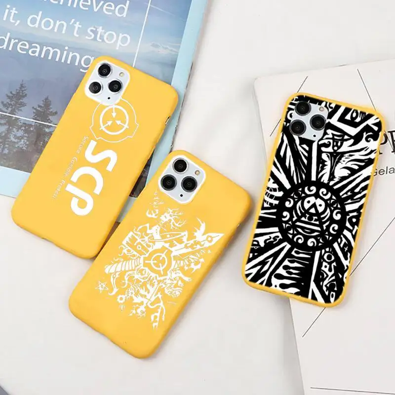 Scp Special Containment Phone Case For IPhone 6 6s 7 8 Plus X Xs Xr Xsmax 11 12 Pro Promax 12mini Candy Yellow Silicone Cover
Scp Special Containment Phone Case For IPhone 6 6s 7 8 Plus X Xs Xr Xsmax 11 12 Pro Promax 12mini Candy Yellow Silicone Cover