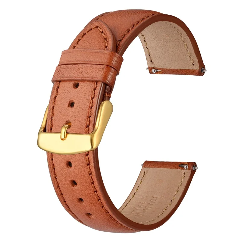 Anbeer Genuine Leather Watchband with Quick Release Luxury Elegant Style Replacement Bracelet,Width(18mm 20mm 22mm),Fit to Casio
Anbeer Genuine Leather Watchband with Quick Release Luxury Elegant Style Replacement Bracelet,Width(18mm 20mm 22mm),Fit to Casio