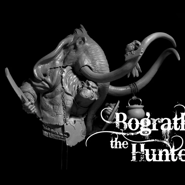 110mm Resin Model Bust GK Bograth the Hunter Fantasy theme Animal series Unassembled and unpainted kit
110mm Resin Model Bust GK Bograth the Hunter Fantasy theme Animal series Unassembled and unpainted kit