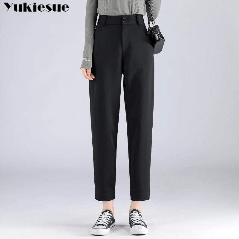 Office workwear elegant 2020 winter women's pants female high waist harem pants capris for women trousers woman Plus size 6xl
Office workwear elegant 2020 winter women's pants female high waist harem pants capris for women trousers woman Plus size 6xl