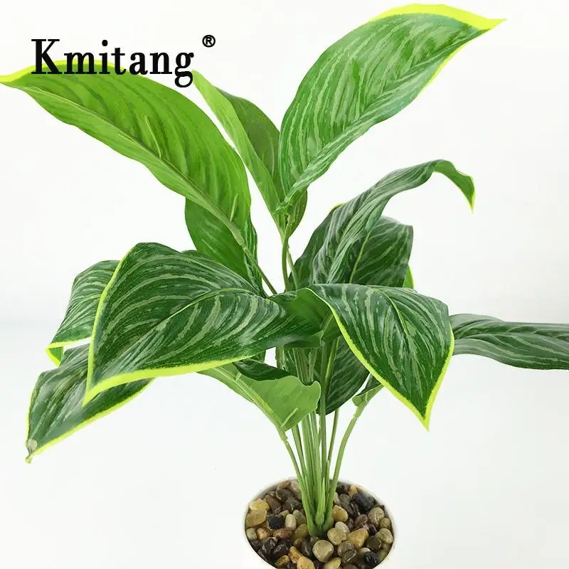 46cm 9heads Fake Tropical Palm Leaves Artificial Monstera Green Plant Branch Plastic Tree Foliage for Home Plant Wall Decoration
46cm 9heads Fake Tropical Palm Leaves Artificial Monstera Green Plant Branch Plastic Tree Foliage for Home Plant Wall Decoration