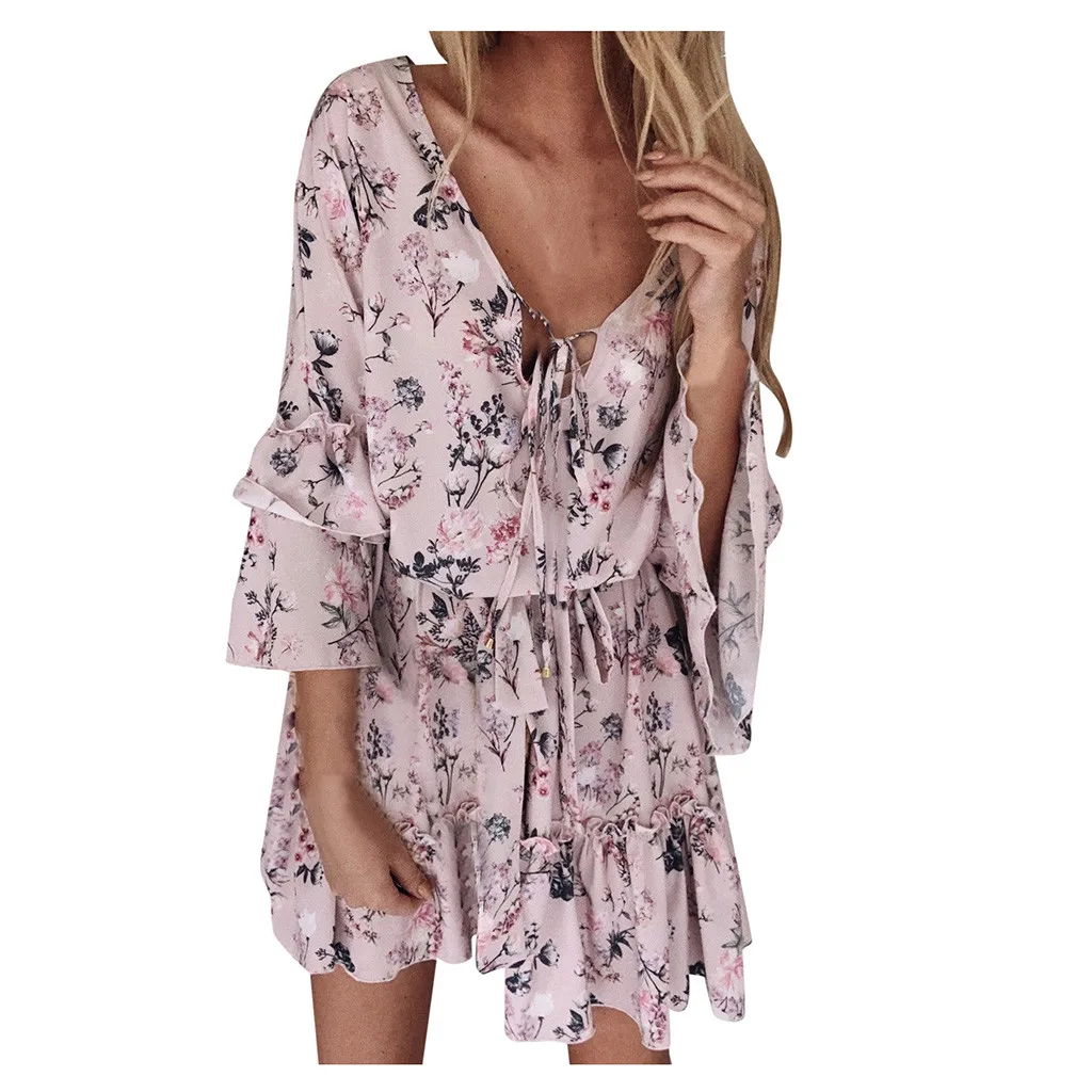 Floral Print Ethnic Summer Beach Female Split Stylish Style women dress long Sleeve V-Neck Ruffle pink Summer Beach dress
Floral Print Ethnic Summer Beach Female Split Stylish Style women dress long Sleeve V-Neck Ruffle pink Summer Beach dress