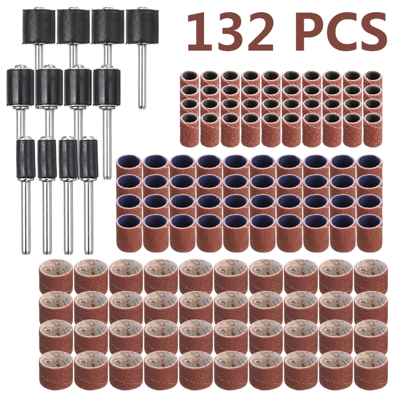 132Pcs Drum Sanding Kits Sleeve Grit Mandrel Abrasive Tools For Rotary Parts Kit Accessories
132Pcs Drum Sanding Kits Sleeve Grit Mandrel Abrasive Tools For Rotary Parts Kit Accessories