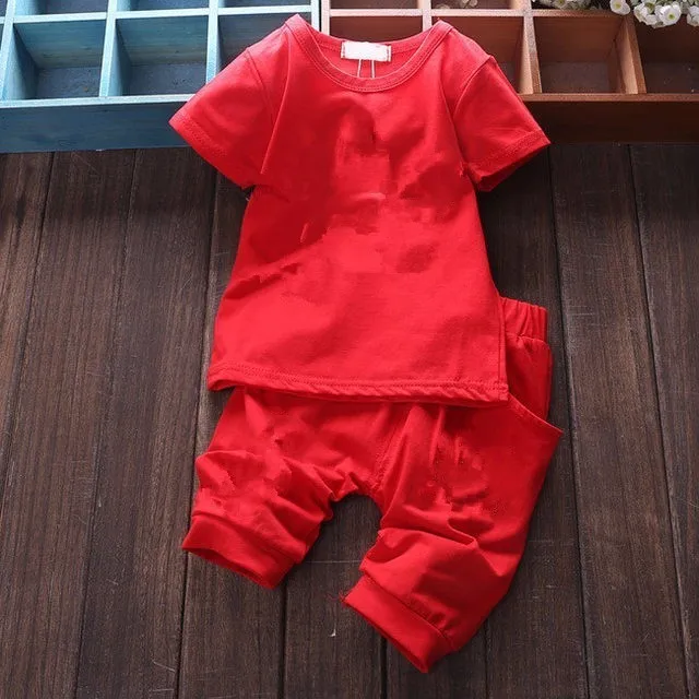 Brand Baby Clothing Designer Newborn Clothes 2019 Summer Baby Girls and Boys Suits Short Sleeved T-shirt + Shorts Clothing Sets
Brand Baby Clothing Designer Newborn Clothes 2019 Summer Baby Girls and Boys Suits Short Sleeved T-shirt + Shorts Clothing Sets