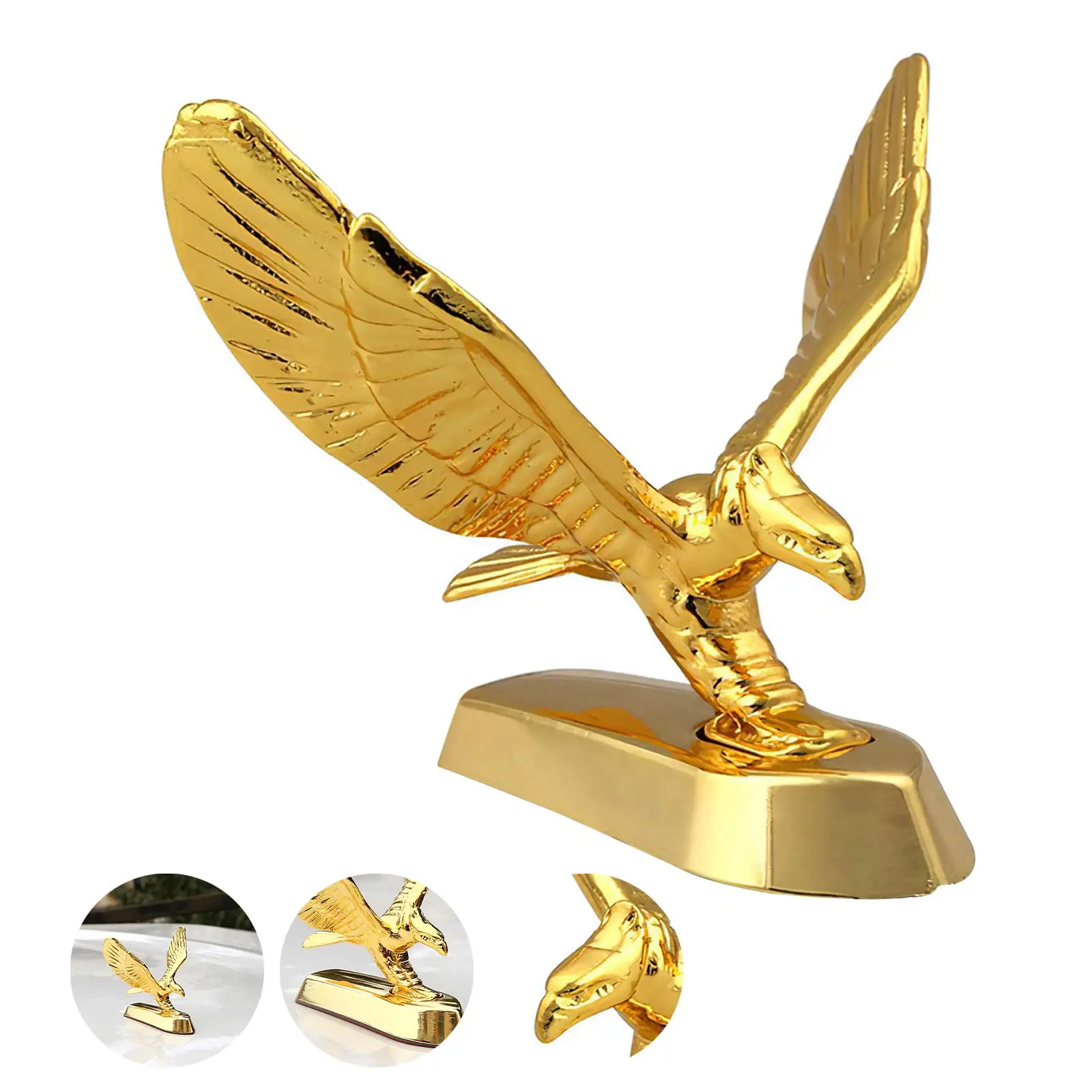 3D Eagle Emblem Stainless Steel Car Decals Waterproof Self-adhesive Non-rusting Delicate Hood Eagle Stand Sticker for Car Hood
3D Eagle Emblem Stainless Steel Car Decals Waterproof Self-adhesive Non-rusting Delicate Hood Eagle Stand Sticker for Car Hood