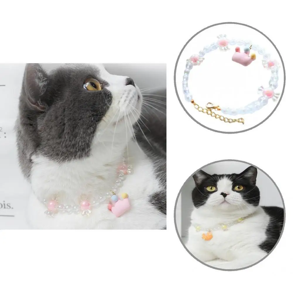 Creative Kitten Collar Colorful Lobster Clasp Shiny Pet Necklace Cat Collar Cat Necklace Pet Necklace
Creative Kitten Collar Colorful Lobster Clasp Shiny Pet Necklace Cat Collar Cat Necklace Pet Necklace