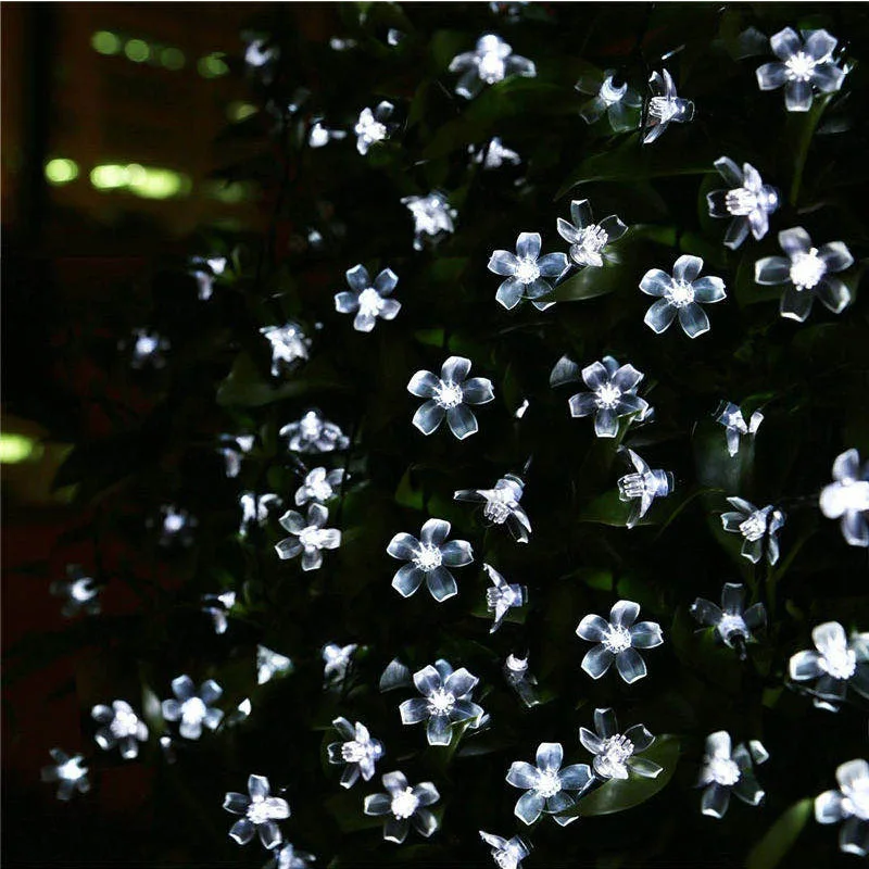 5m 9m 10m 20m Peach Flower Solar Lamp LED String Fairy Lights Solar Garlands Garden Christmas Decor For Outdoor Cherry blossoms
5m 9m 10m 20m Peach Flower Solar Lamp LED String Fairy Lights Solar Garlands Garden Christmas Decor For Outdoor Cherry blossoms