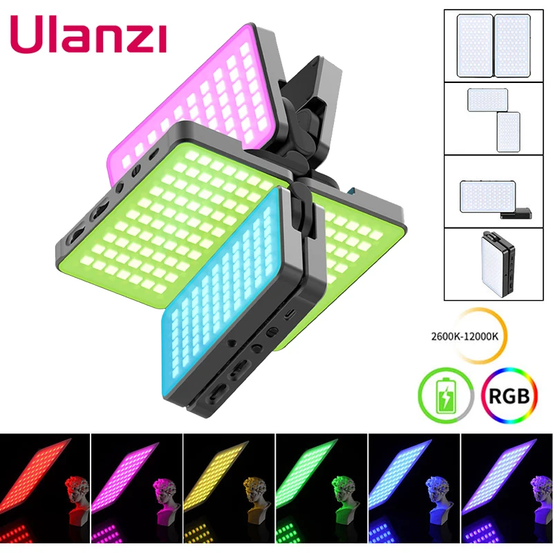 Складной RGB светодиодный светильник VIJIM R316 для видеосъемки 2600K-12000K 20 Вт LUX заполняющий светильник с O светодиодным дисплеем для фотостудии дл...
Складной RGB светодиодный светильник VIJIM R316 для видеосъемки 2600K-12000K 20 Вт LUX заполняющий светильник с O светодиодным дисплеем для фотостудии дл...