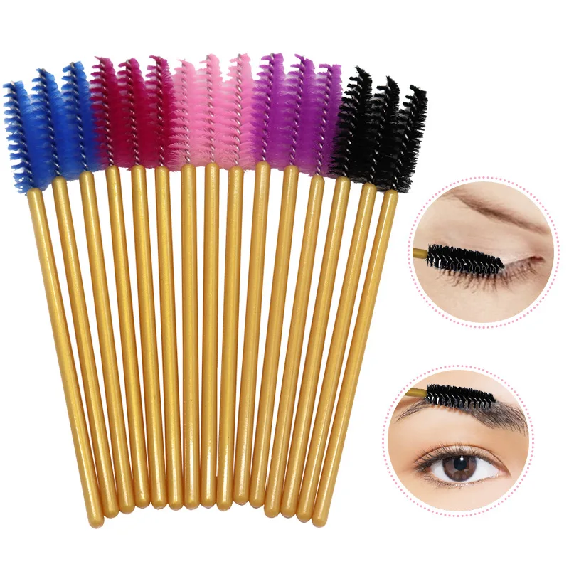 50pcs/bag Disposable Nylon Mini Eyelashes Brush Eyelash Extension Tool Comb Roll Makeup Beauty Make Up Tool
50pcs/bag Disposable Nylon Mini Eyelashes Brush Eyelash Extension Tool Comb Roll Makeup Beauty Make Up Tool
