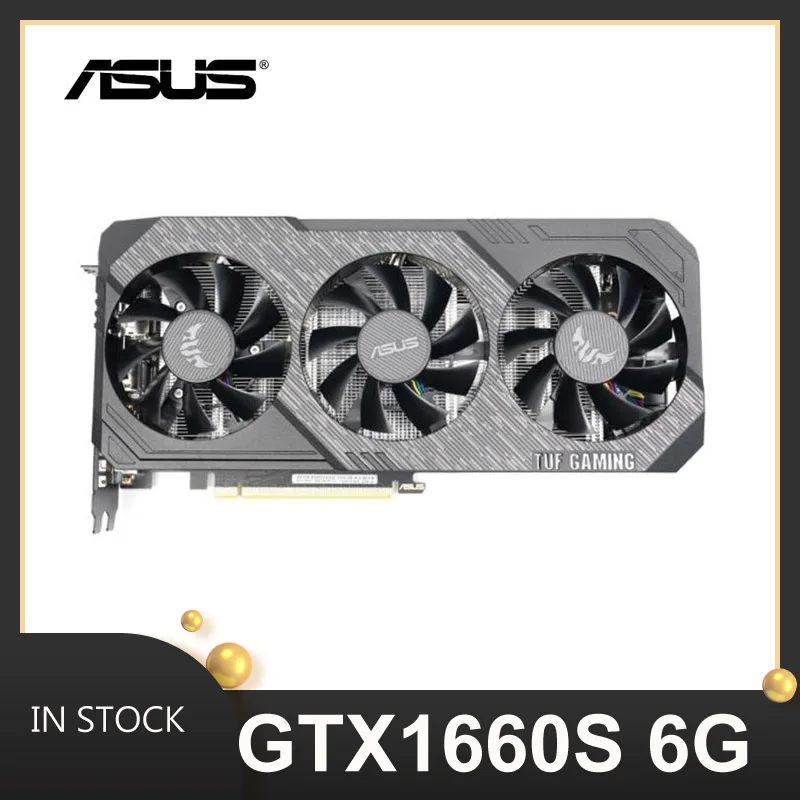 

Asus gtx1660 super 6g 192bit gddr6 nvidia geforce video card, graphics card, no GTX 1060 1650 1050ti