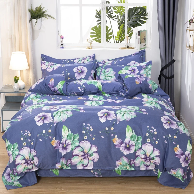 Elegant Purple Flowers Bedding Set Simple Duvet Cover Set Pillowcase Home Textile 2/3pcs Bed Linen King Queen Size Dropship
Elegant Purple Flowers Bedding Set Simple Duvet Cover Set Pillowcase Home Textile 2/3pcs Bed Linen King Queen Size Dropship
