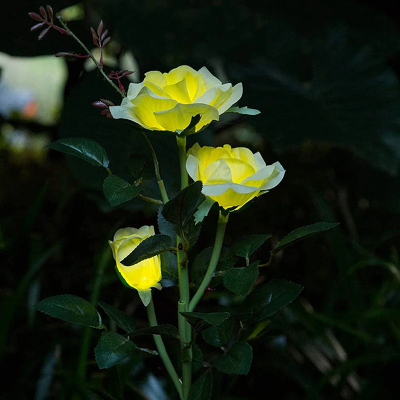 2 Pcs Solar Lawn Light, Rose Flower Solar Garden Light, Decorative Flower Light in Outdoor Garden Patio Backyard
2 Pcs Solar Lawn Light, Rose Flower Solar Garden Light, Decorative Flower Light in Outdoor Garden Patio Backyard