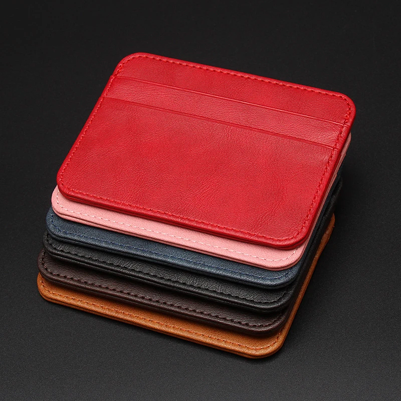 6 Colors Business Card Holder Women Bank Cards Holder Protective Cover Antimagnetic Card Case Multi-card Slots Leather Card Case
6 Colors Business Card Holder Women Bank Cards Holder Protective Cover Antimagnetic Card Case Multi-card Slots Leather Card Case