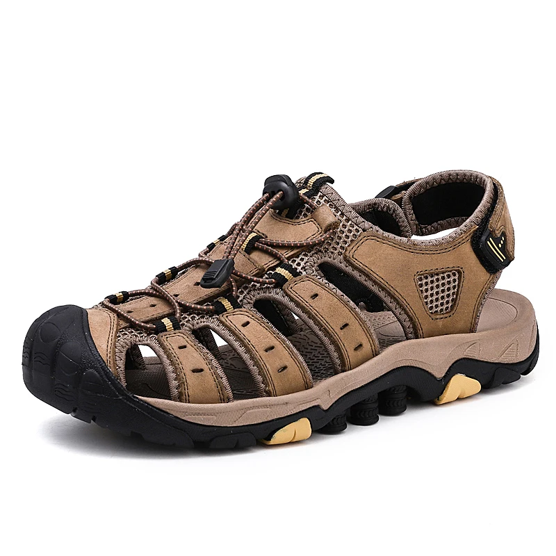Summer Shoes Men Sandals Genuine Leather Business Casual Shoes Man Quality Design Outdoor Beach Sandals Roman Water Sneakers
Summer Shoes Men Sandals Genuine Leather Business Casual Shoes Man Quality Design Outdoor Beach Sandals Roman Water Sneakers