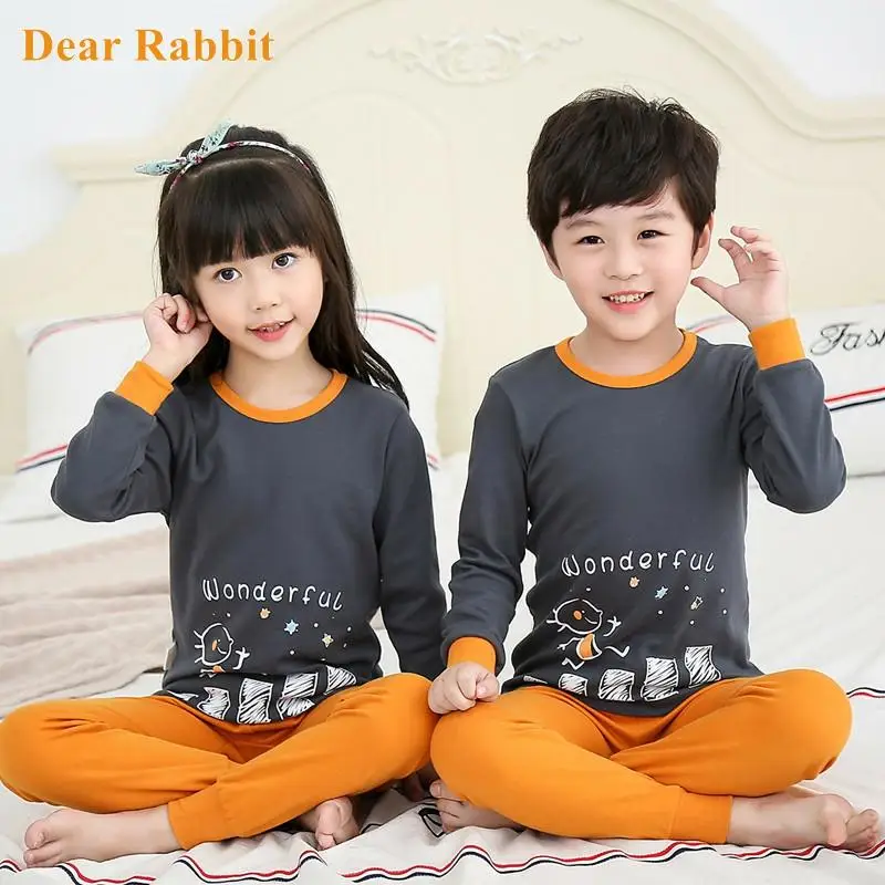 NEW Kids Long Sleeve Cartoon Children Pajamas For Boy pyjama enfant Baby Girl Clothes Suits Sleepwear Nightwear Clothing Sets
NEW Kids Long Sleeve Cartoon Children Pajamas For Boy pyjama enfant Baby Girl Clothes Suits Sleepwear Nightwear Clothing Sets