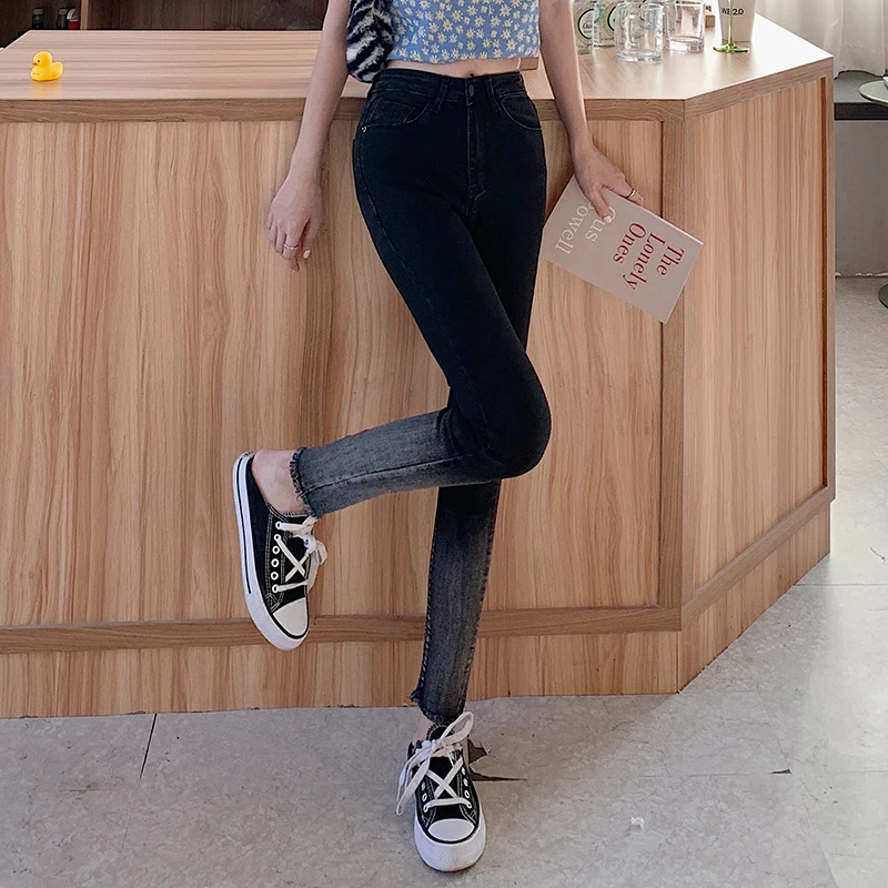 Женская джинсовая одежда с высокой талией, синяя винтажная одежда в стиле Харадзюку, 2021
Женская джинсовая одежда с высокой талией, синяя винтажная одежда в стиле Харадзюку, 2021