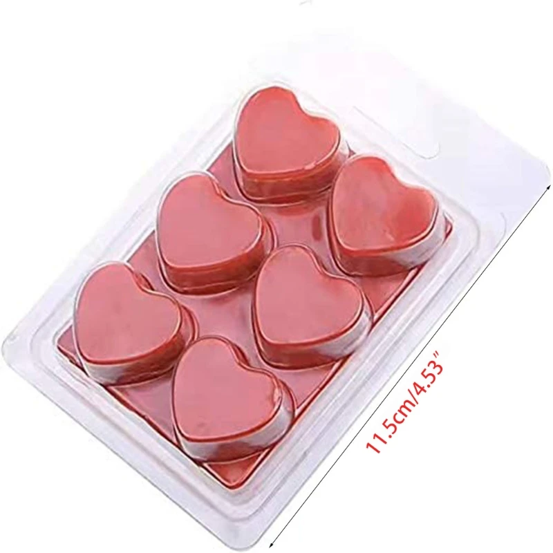 25pcs or 50pcs optional Wax Melt Clamshells Molds , 6 Cavity Clear Plastic Cube Tray for Candle-Making & Soap
25pcs or 50pcs optional Wax Melt Clamshells Molds , 6 Cavity Clear Plastic Cube Tray for Candle-Making & Soap