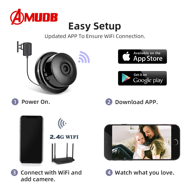 AMUDB Wifi Camera Sport DV Sensor Night Vision Camcorder Motion DVR Micro Camera HD 1080P Video small IP Camera cam Dropshipping
AMUDB Wifi Camera Sport DV Sensor Night Vision Camcorder Motion DVR Micro Camera HD 1080P Video small IP Camera cam Dropshipping
