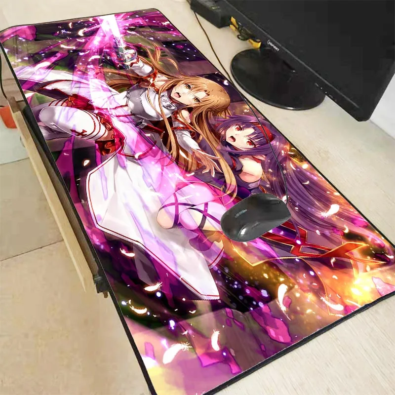 XGZ Anime Girl Sword Art Online Keyboard Gaming Large Locking Edge Mouse Pads Rubber Mouse Durable Desktop Mousepad for CSGO XL
XGZ Anime Girl Sword Art Online Keyboard Gaming Large Locking Edge Mouse Pads Rubber Mouse Durable Desktop Mousepad for CSGO XL