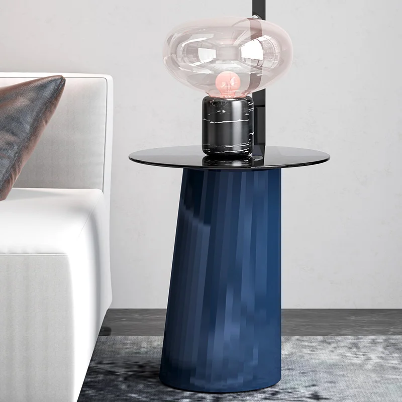 zq Light Luxury Minimalist Sofa Side Table Living Room Modern Creative Bedside-Use Nordic Glass Corner Table
zq Light Luxury Minimalist Sofa Side Table Living Room Modern Creative Bedside-Use Nordic Glass Corner Table