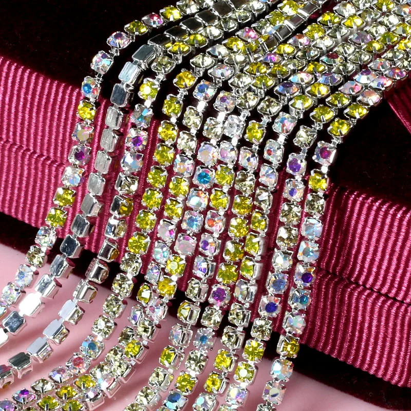 10Meter Crystal AB High Density Rhinestones Claw Chain Sew On Rhinestone Cup Chain Trim For Diy Shoe Bag Garment Jewelry Decor
10Meter Crystal AB High Density Rhinestones Claw Chain Sew On Rhinestone Cup Chain Trim For Diy Shoe Bag Garment Jewelry Decor