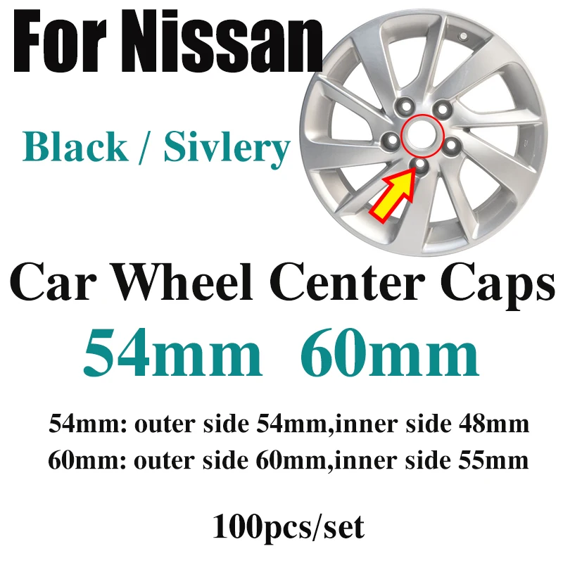 100pcs/set Car Wheel Hub Center Caps For Nissan Teana Sylphy Qashqai Livina Tiida Cube 54mm 60mm Auto Rims Auto Wheel hub Covers
100pcs/set Car Wheel Hub Center Caps For Nissan Teana Sylphy Qashqai Livina Tiida Cube 54mm 60mm Auto Rims Auto Wheel hub Covers