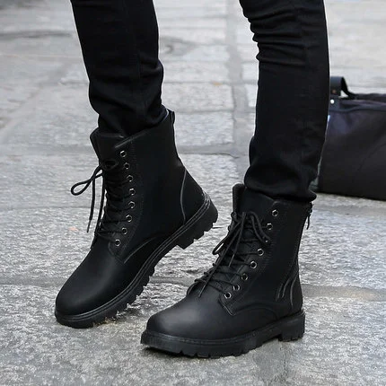 Autumn and winter men's casual shoes high shoes boots England style shoes Knight boots fashion black men's boots
Autumn and winter men's casual shoes high shoes boots England style shoes Knight boots fashion black men's boots