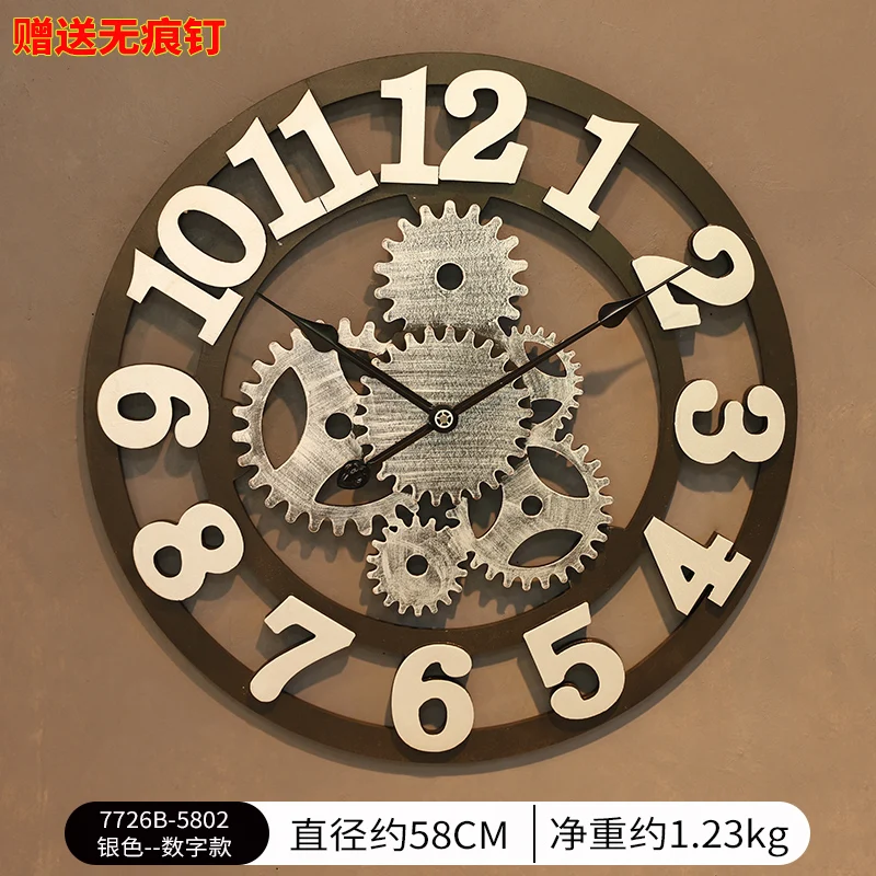 Industrial European Wall Clock Retro Vintage Unique Simple Wall Clock Minimalist Roman Numerals Wandklokken Home Garden BL50WC
Industrial European Wall Clock Retro Vintage Unique Simple Wall Clock Minimalist Roman Numerals Wandklokken Home Garden BL50WC