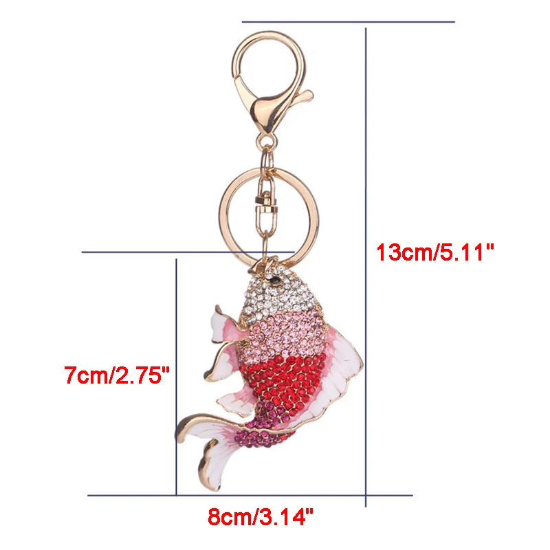 Rhinestone Owl/Fish/Butterfly Pendant Keychain For Women Bag Pendant Chic Crystal Car Key Chain Ring Holder Fashion Jewelry
Rhinestone Owl/Fish/Butterfly Pendant Keychain For Women Bag Pendant Chic Crystal Car Key Chain Ring Holder Fashion Jewelry
