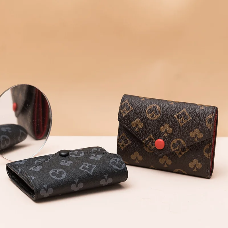Short Wallet Female Korean Version Multi-card Position Wallet Presbyopia Wallet tri-fold Wallet Multi-function Coin Purse
Short Wallet Female Korean Version Multi-card Position Wallet Presbyopia Wallet tri-fold Wallet Multi-function Coin Purse