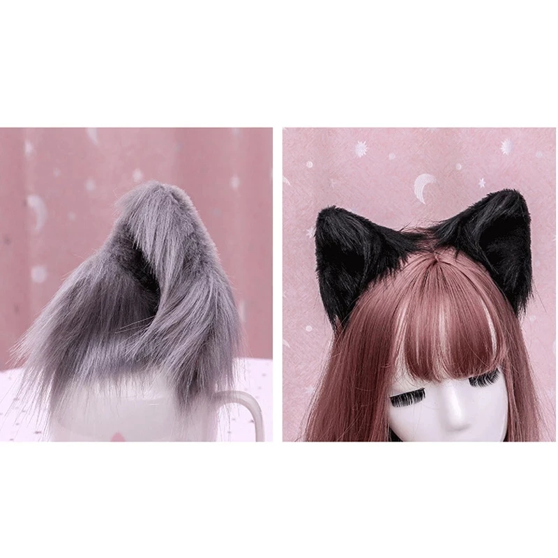 Handmade Cute Furry Animal Beast Ears Hairpin Headwear Wolf Fox Ear Clip Cosplay Props Soft Cat Ears Lolita Girl Hair Accessory
Handmade Cute Furry Animal Beast Ears Hairpin Headwear Wolf Fox Ear Clip Cosplay Props Soft Cat Ears Lolita Girl Hair Accessory