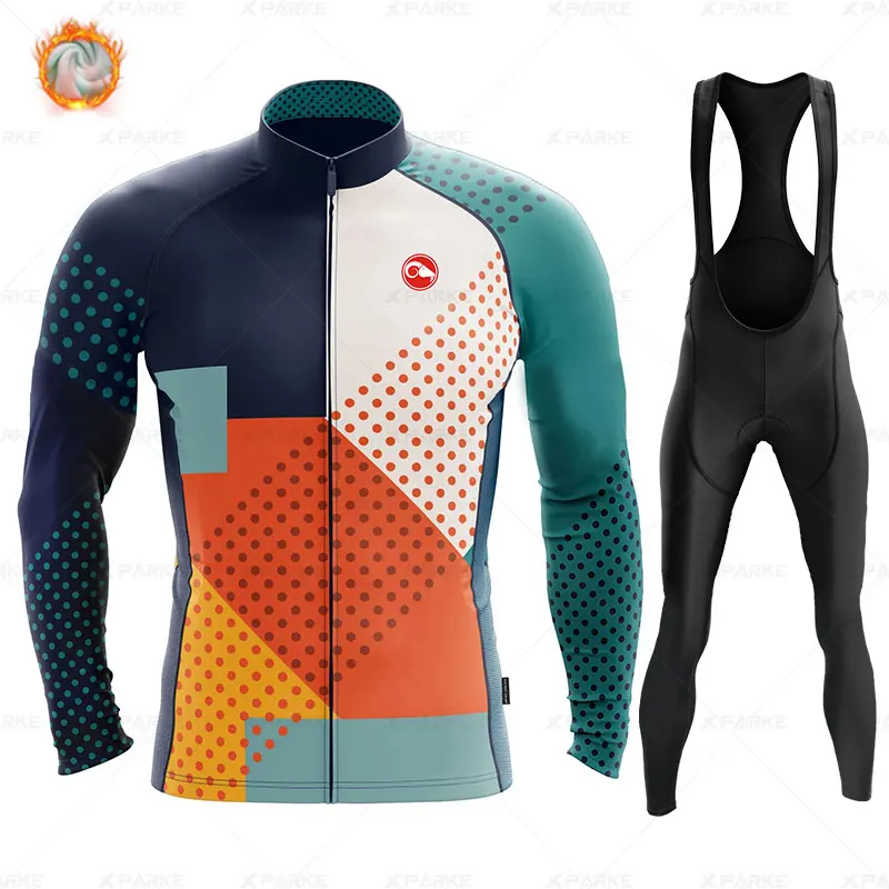 2021 Winter Thermal Fleece Set Cycling Clothes Men's Jersey Suit Sport Riding Bike MTB Clothing Bib Pants Warm Set Ropa Ciclismo
2021 Winter Thermal Fleece Set Cycling Clothes Men's Jersey Suit Sport Riding Bike MTB Clothing Bib Pants Warm Set Ropa Ciclismo