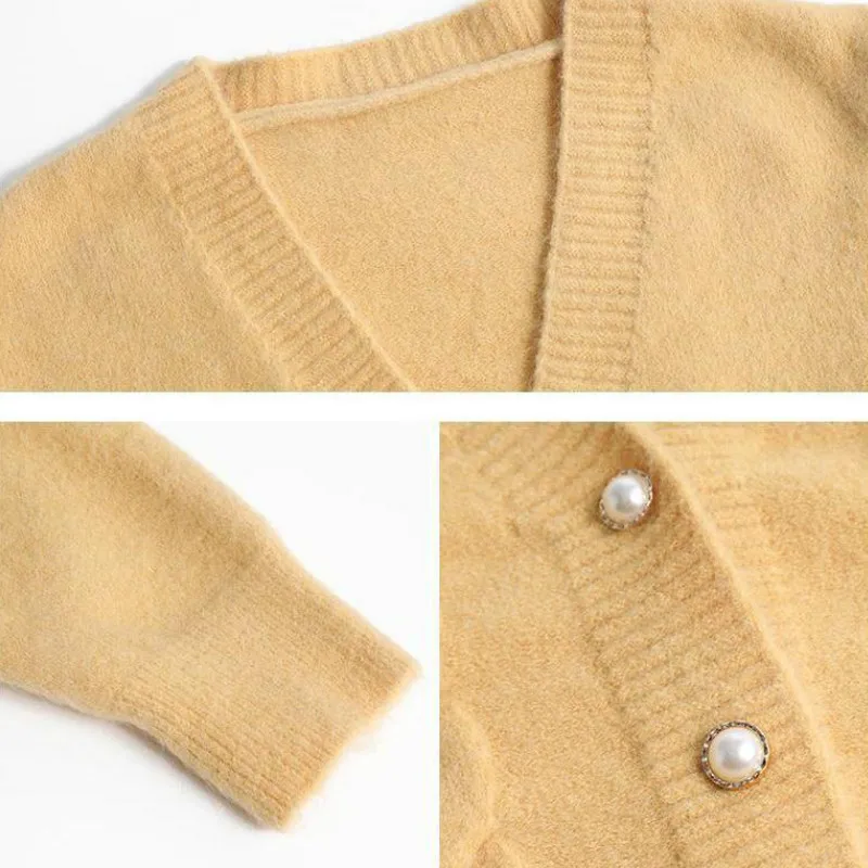 Sweaters Cardigan Women Candy Color Single Breasted V-Neck Criss-cross Autumn Casual Outwear Simple Harajuku Ulzzang Loose Chic
Sweaters Cardigan Women Candy Color Single Breasted V-Neck Criss-cross Autumn Casual Outwear Simple Harajuku Ulzzang Loose Chic