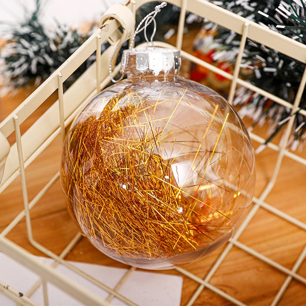 4pcs Christmas Balls Transparent Bauble Hanging for Holiday Party Decorations Christmas Ball DIY Ornaments
4pcs Christmas Balls Transparent Bauble Hanging for Holiday Party Decorations Christmas Ball DIY Ornaments